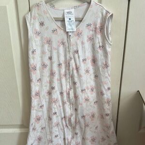 Halo Pink and Cream Floral Sleep Sack